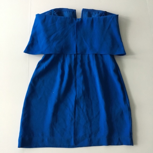 BCBGMaxAzria Kate Strapless Overlay Dress - Picture 7 of 7